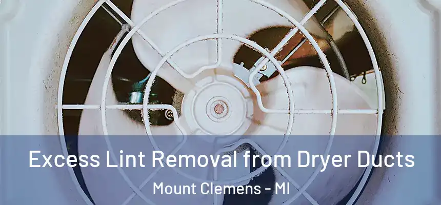 Excess Lint Removal from Dryer Ducts Mount Clemens - MI